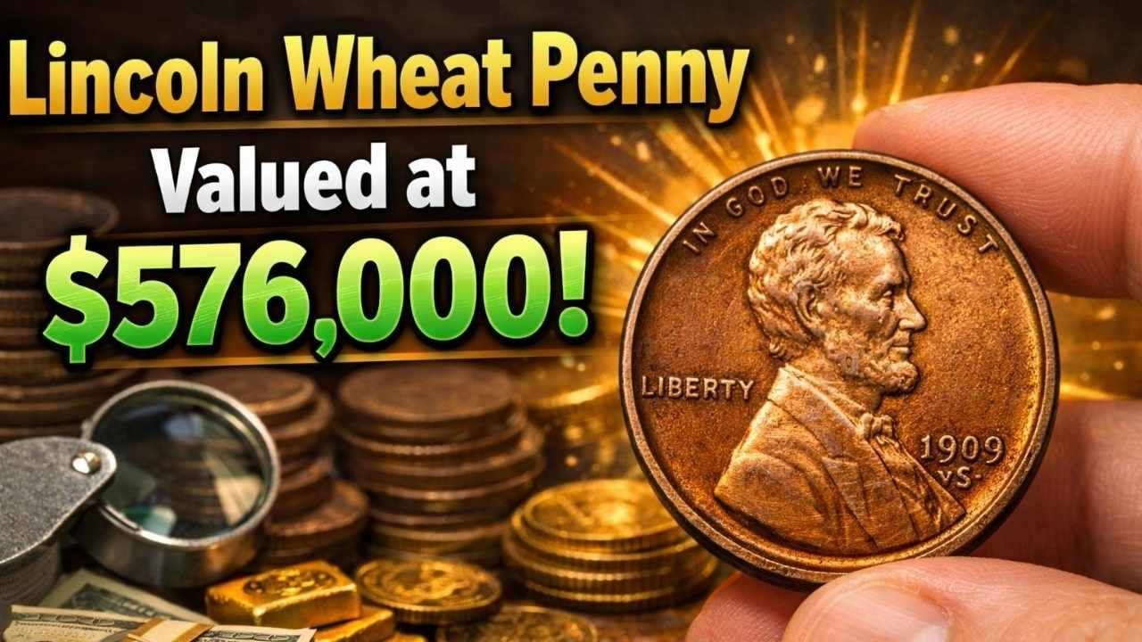 Rare Lincoln Wheat Penny Valued at $576,000: Complete Collector’s Guide