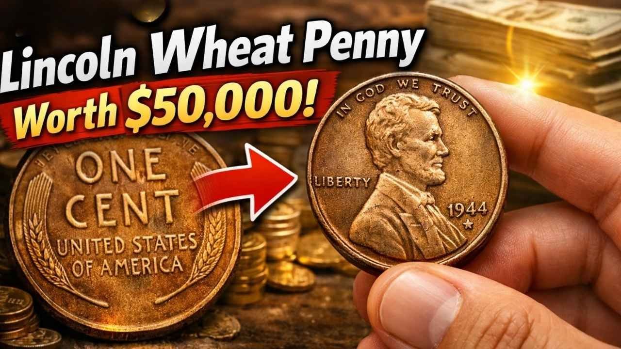 Rare Lincoln Wheat Penny Worth $50,000 Found in Everyday Pocket Change